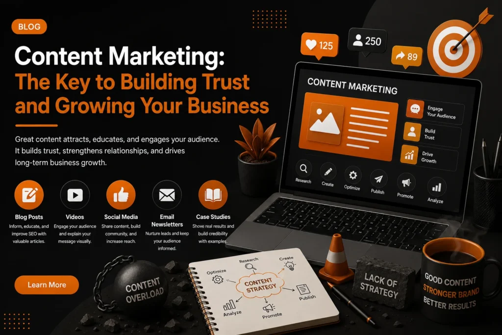 A freelance perfomance marketer detailing about content marketing